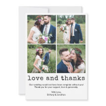 Moderna máquina de escribir de moda Textos 4 Boda