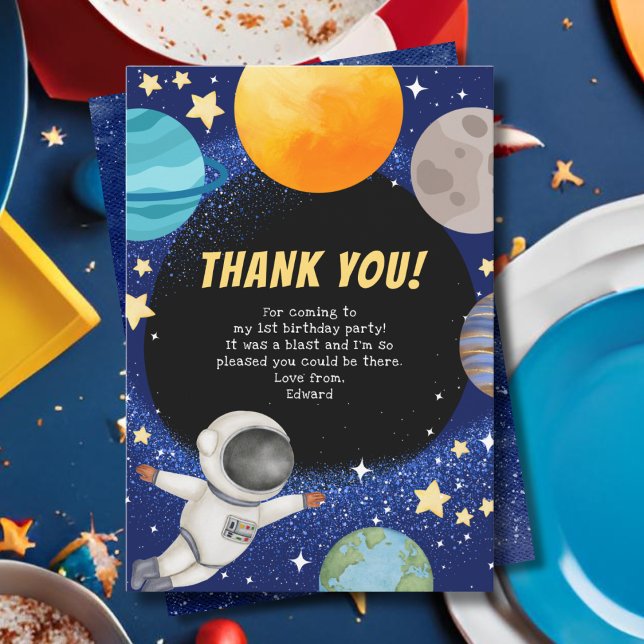 Tarjeta de agradecimiento moderna para cumpleaños  (Subido por el creador)