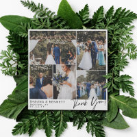 Moderna Plaza de Collage de fotos Boda Gracias