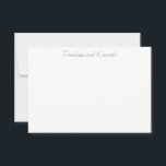 Tarjeta De Agradecimiento Moderna tipografía dramática Minimalista en blanco<br><div class="desc">Tarjeta de agradecimiento a la moderna tipografía dramática de color blanco negro Minimalista</div>