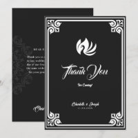 Moderno Art Deco Boda de cisne blanco
