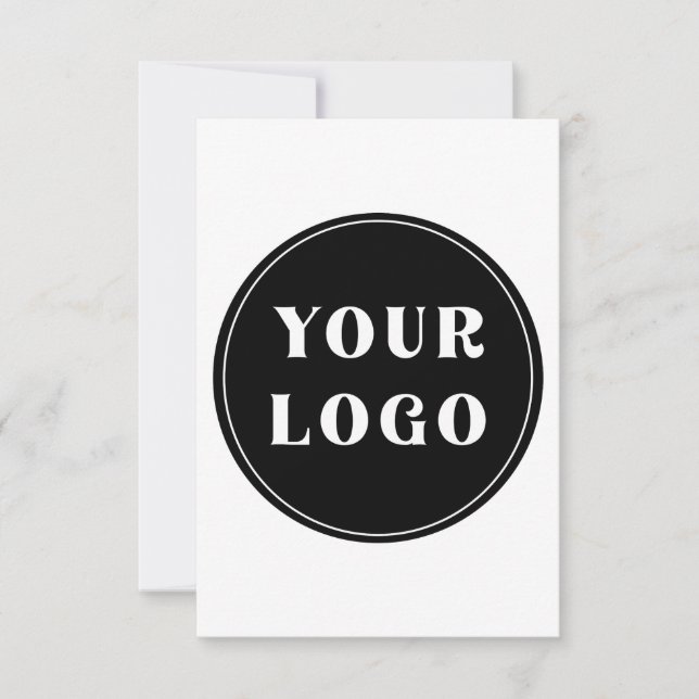 Tarjeta De Agradecimiento Moderno, elegante, con estilo y personalizable (Anverso)