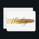 Tarjeta De Agradecimiento MODERNO GRACIAS CÁLCULO de oro de caligrafía lujos<br><div class="desc">por kat massard >>> kat@simplysweetPAPERIE.com <<< Una forma sencilla y elegante de dar las gracias a los invitados por asistir a su programa de instalación de EVENT como plantilla es sencillo agregar sus propios detalles, o pulsar el botón personalizar y puede agregar o cambiar texto, tipos de letra, tamaños, etc....</div>