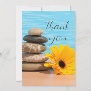 Tarjeta De Agradecimiento Moderno Mensaje Simple Minimalista Tropical Elegan