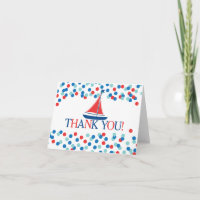 Moderno Nautical Sailboat Boy Baby Shower Gracias