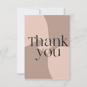 Tarjeta De Agradecimiento moderno y minimalista