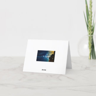 Tarjeta De Agradecimiento Molino de viento y estrellas