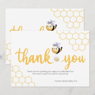 Tarjeta De Agradecimiento Momentos Hermosos Bebé Abeja