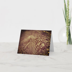 Tarjeta De Agradecimiento Monarch Butterfly Art Nature Blanc Note Card