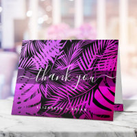 Monograma del guión de la hoja de palma tropical r