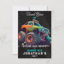 Monster Truck Rally Birthday Party