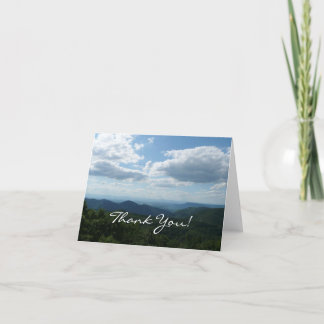 Tarjeta De Agradecimiento Montañas Apalaches II Shenandoah