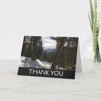 Tarjeta De Agradecimiento Montañas Madison de invierno