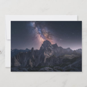 Tarjeta De Agradecimiento Montañas Montañas Dolomitas, Italia