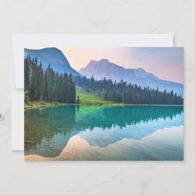 Tarjeta De Agradecimiento Montañas | Parque nacional Yoho, Columbia Británic (Anverso)