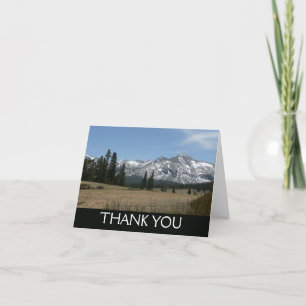 Tarjeta De Agradecimiento Montañas Sierra Nevada I desde Yosemite