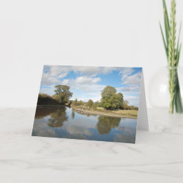 Tarjeta De Agradecimiento Montgomery Canal Shropshire Inglaterra