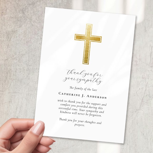 Tarjeta De Agradecimiento Monumento conmemorativo del funeral de la Cruz de  (Subido por el creador)