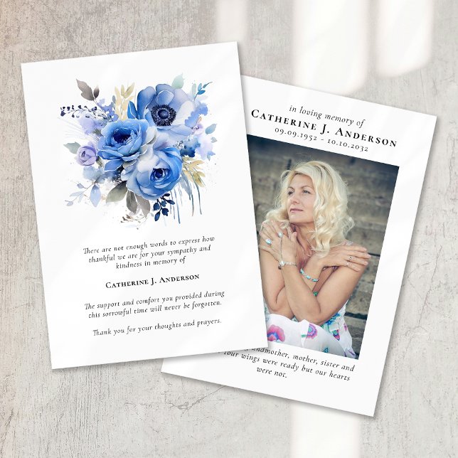 Tarjeta De Agradecimiento Monumento conmemorativo del funeral de la foto de  (Subido por el creador)