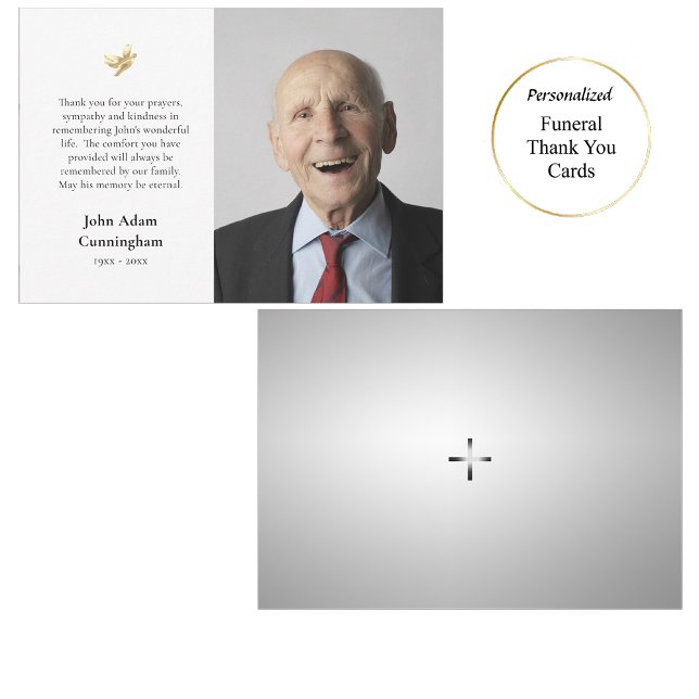 Tarjeta De Agradecimiento Monumento cristiano ortodoxo fotográfico minimalis (Subido por el creador)