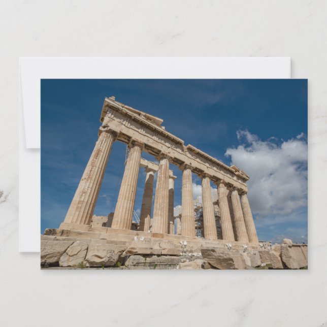 Tarjeta De Agradecimiento Monuments | The Parthenon, Greece (Anverso)