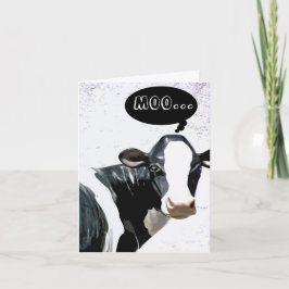 Tarjeta De Agradecimiento Moo-chas Gracias