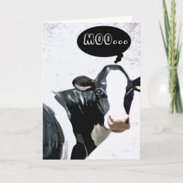 Tarjeta De Agradecimiento Moo-chas Gracias