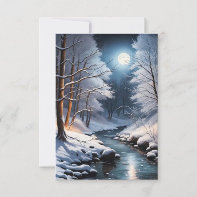 Tarjeta De Agradecimiento Moon Creek (Anverso)