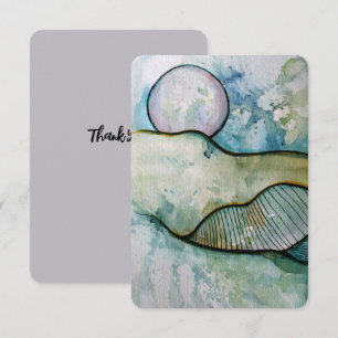 Tarjeta De Agradecimiento MoonChild