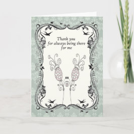 Tarjeta De Agradecimiento .:: MoonDreams::. La flor de la aguamarina del