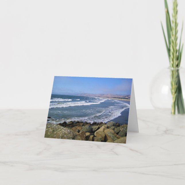 Tarjeta De Agradecimiento Morro Bay, California (Anverso)