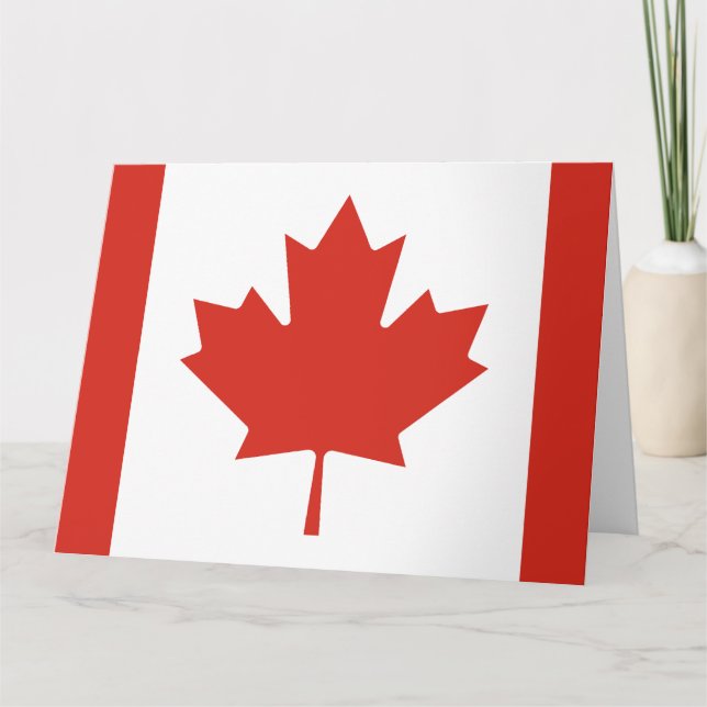 Tarjeta De Agradecimiento Mostrar tus colores - Canadá (Anverso)