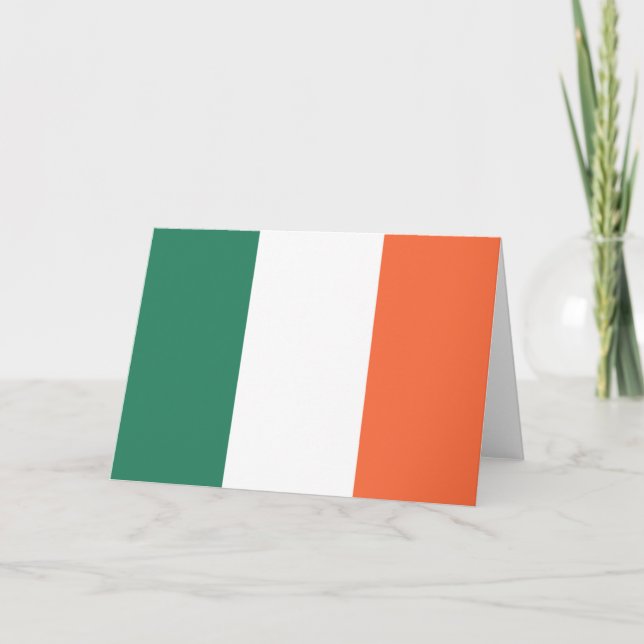 Tarjeta De Agradecimiento Mostrar tus colores - Irlanda (Anverso)