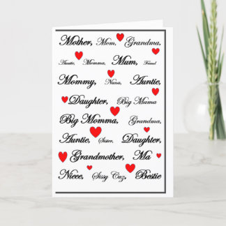 Tarjeta De Agradecimiento motivador, esperanza, inspiración, día de la madre
