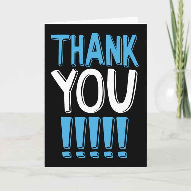 Tarjeta De Agradecimiento Muchas gracias (Anverso)
