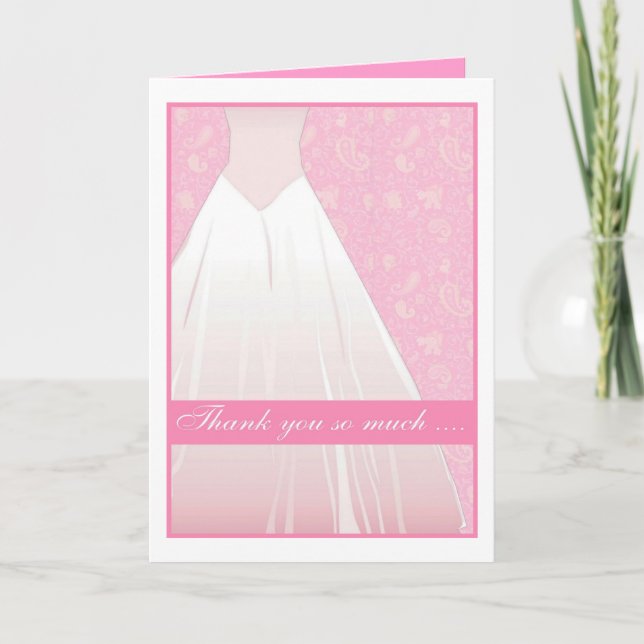 Tarjeta De Agradecimiento muchas gracias .... (Anverso)