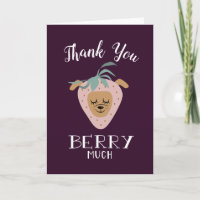 Muchas gracias BERRY | Cute Strawberry Dog Pun