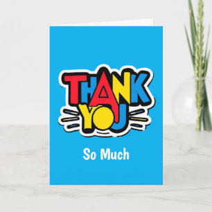 Tarjeta De Agradecimiento Muchas gracias desde el mensaje de aprecio del cor