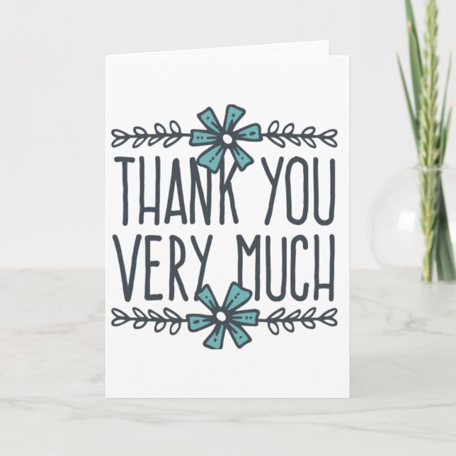 Tarjeta De Agradecimiento Muchas gracias por citar (Anverso)