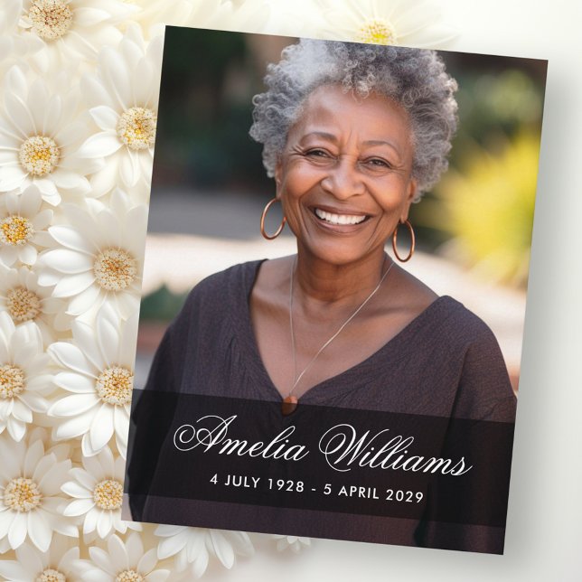 Tarjeta De Agradecimiento Muchas gracias por la pérdida de la compasión por  (Full photo sympathy bereavement thank you)