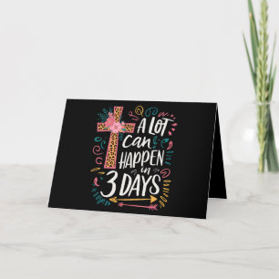 Tarjeta De Agradecimiento Mucho Puede Suceder En 3 Días Jesús Pascua