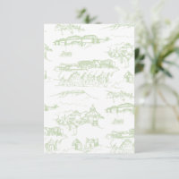 Muestra de color de Toile Chattanooga Sage