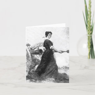 Tarjeta De Agradecimiento Mujer de la Revolución