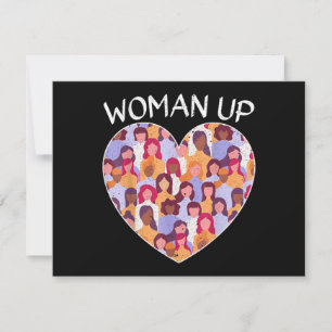 Tarjeta De Agradecimiento Mujer: El Feminismo Feminista El Género De Empoder
