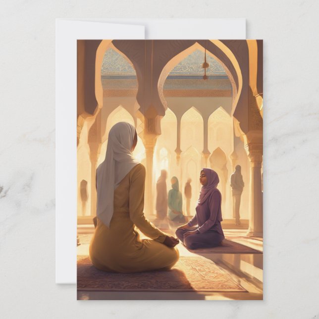 Tarjeta De Agradecimiento Mujeres Afroamericanas Musulmanas Hermosas (Anverso)