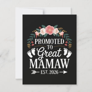 Tarjeta De Agradecimiento Mujeres Ascendidas a Gran Mamaw