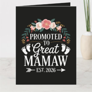 Tarjeta De Agradecimiento Mujeres Ascendidas a Gran Mamaw