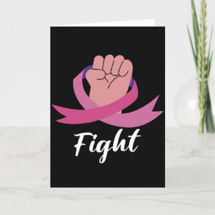 Tarjeta De Agradecimiento Mujeres con lazo rosa concienciación sobre el cánc