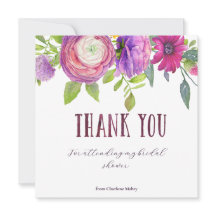 Mulberry Floral Dream Bridal Shower