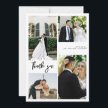 Tarjeta de agradecimiento multifoto<br><div class="desc">Este diseño atemporal y romántico presenta un guión moderno combinado con texto en negrita. Por favor,  contáctame si necesitas ayuda con este diseño.</div>